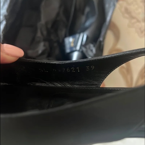 SOLD SOLD. Saint Laurent Slingback flats - Picture 5 of 7